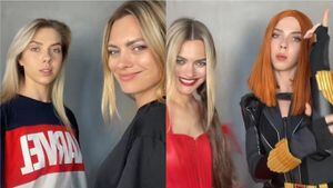 ¡Veo doble! Tiktokers rusas la rompen por ser IGUALITAS a Scarlett ...