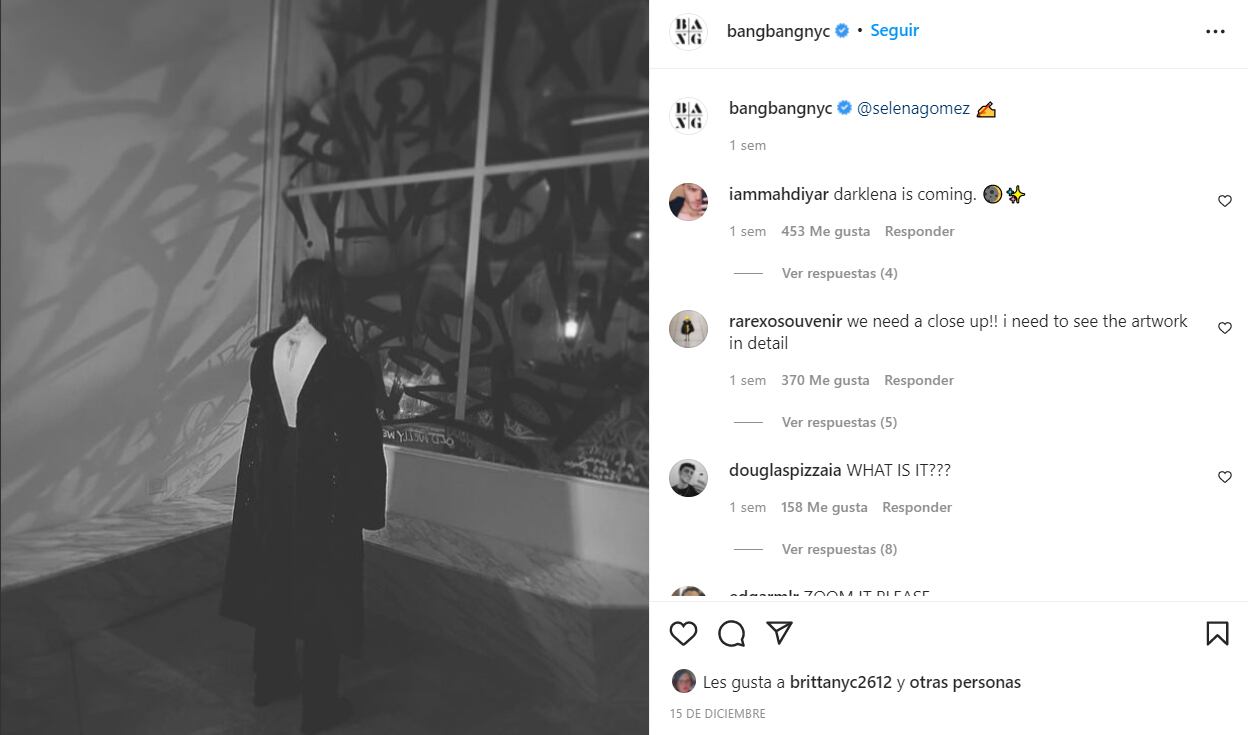 Selana Gomez tatuajes