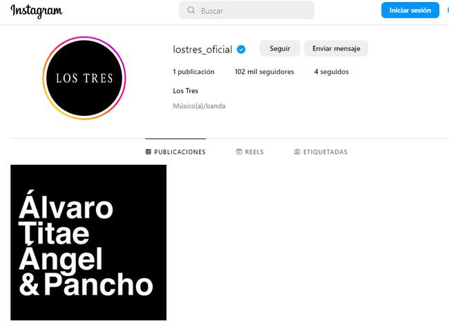 Captura: @lostres_oficial