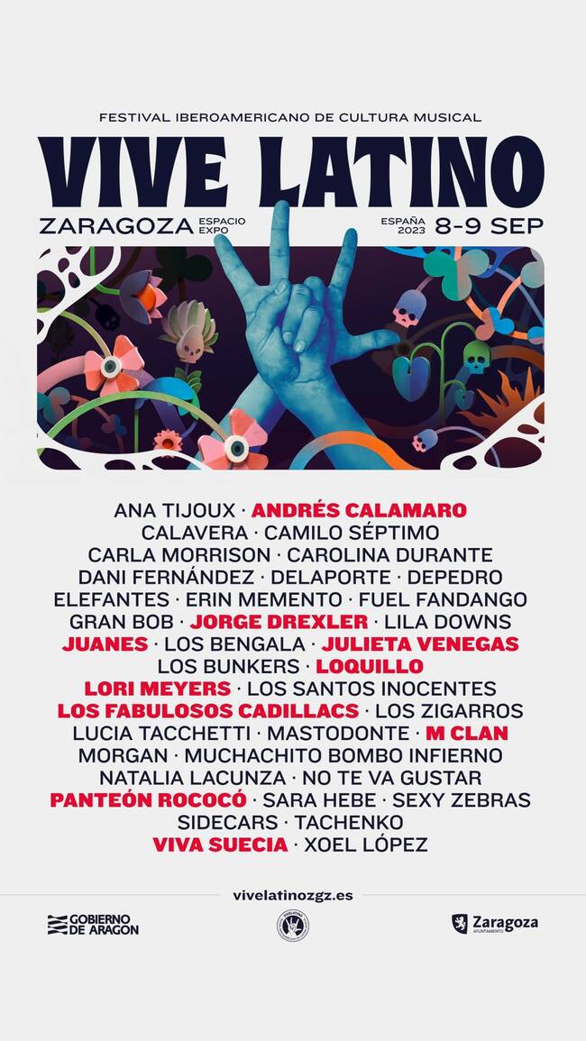 Lineup Vive Latino España 2023