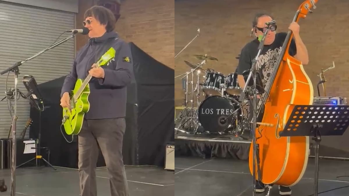Los Tres aparecen en el Metro con presentación sorpresa: así sonó "INRI"