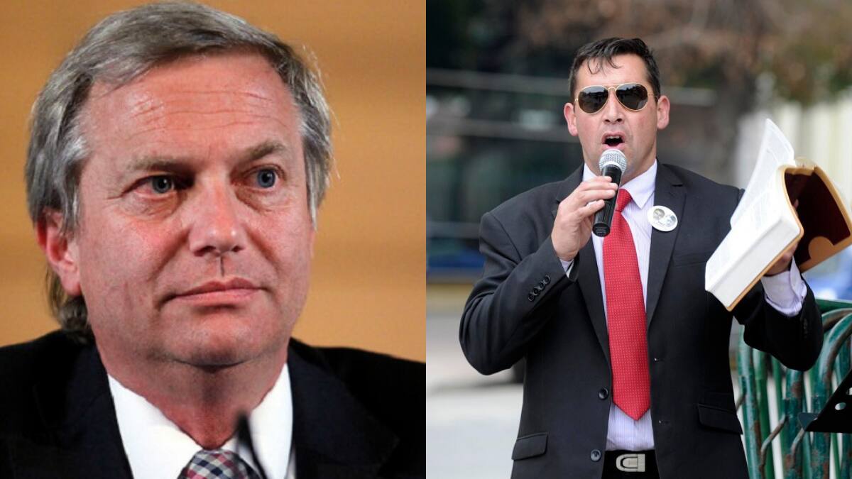 El Pastor Soto se manifestó en el local de votación de Kast