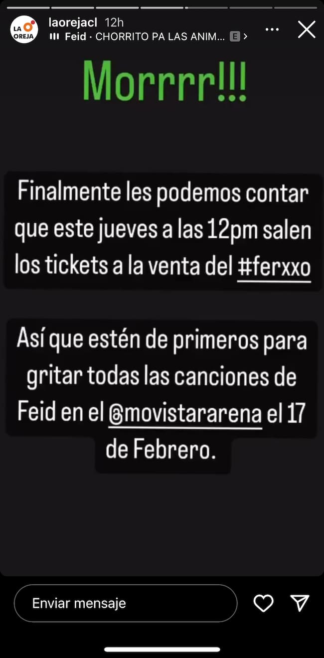 Instagram @laorejacl