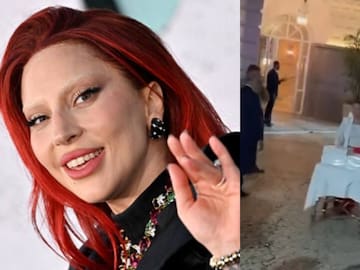 Lady Gaga regala pizzas a sus fanáticos en Brasil