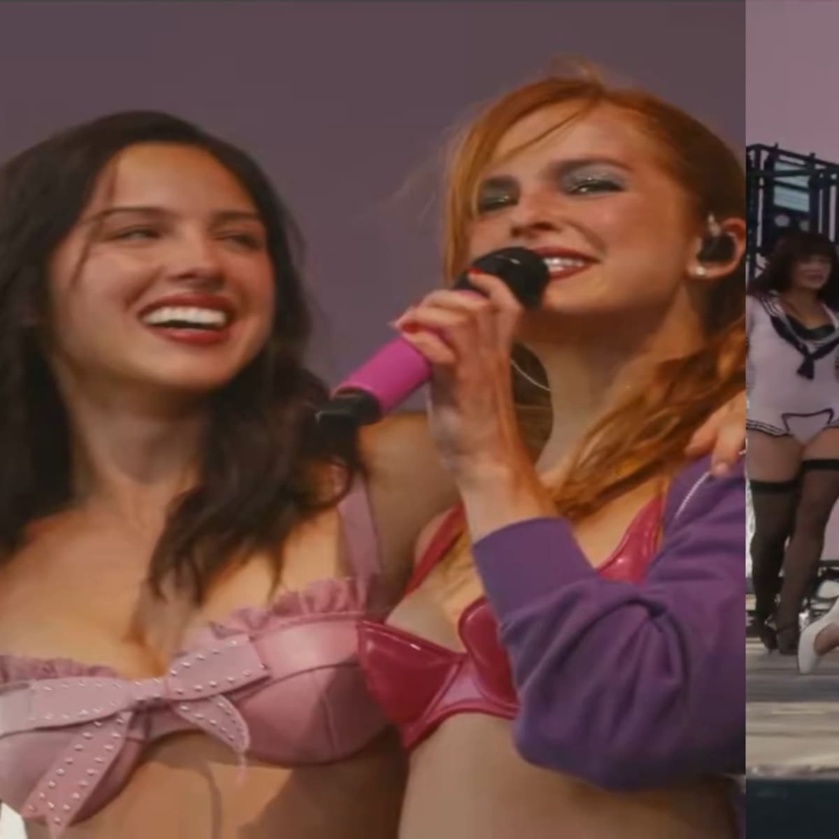 ¡Dúo inesperado! Addison Rae sorprende en Coachella 2026 al invitar a Olivia Rodrigo: así suena "drop dead" en vivo