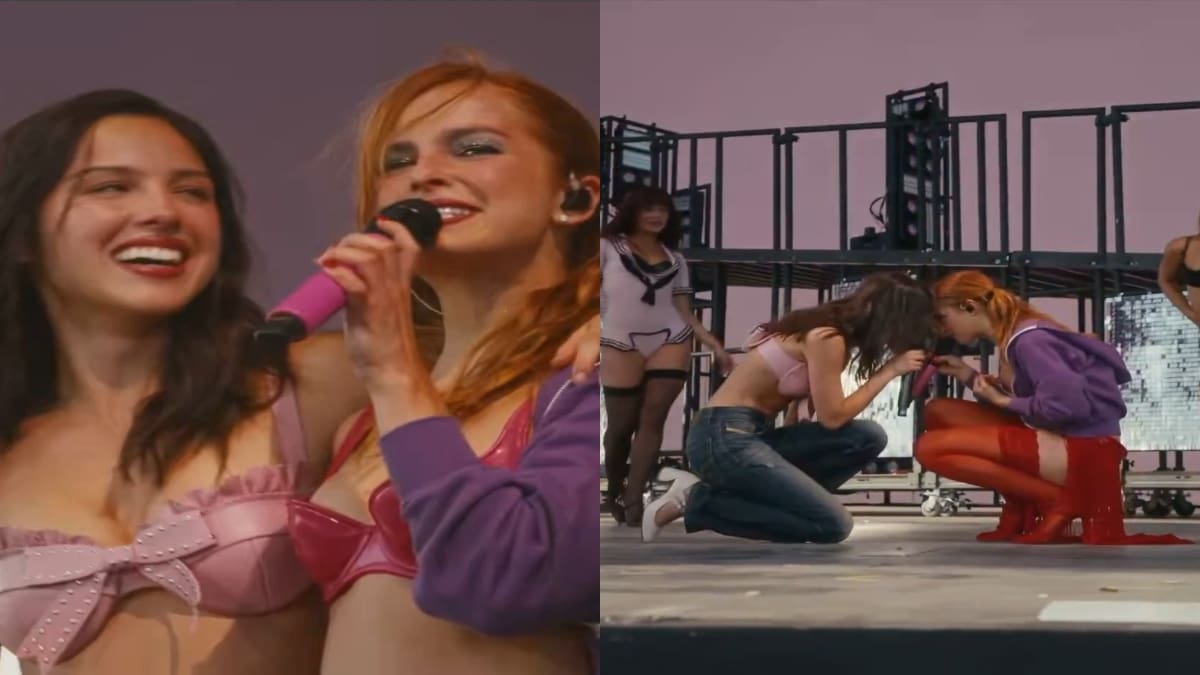 ¡Dúo inesperado! Addison Rae sorprende en Coachella 2026 al invitar a Olivia Rodrigo: así suena "drop dead" en vivo