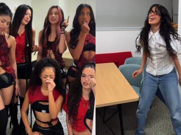 Katseye recrea icónico viral de Fifth Harmony junto a Camila Cabello