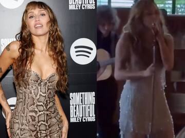 Miley Cyrus sorprende cantando "Easy Lover" por primera vez y así suena
