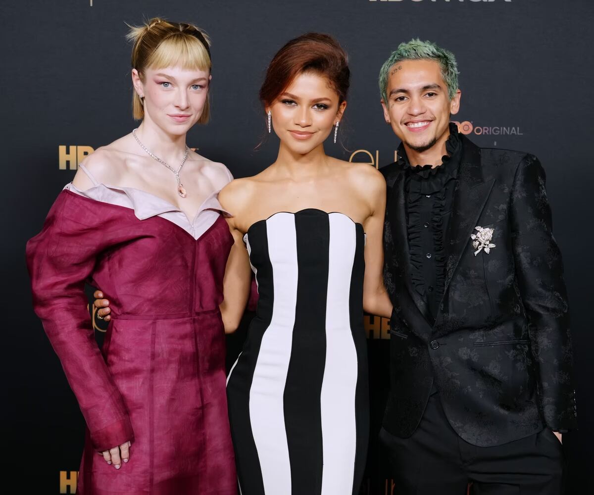 Hunter Schafer, Zendaya y Dominic Fike