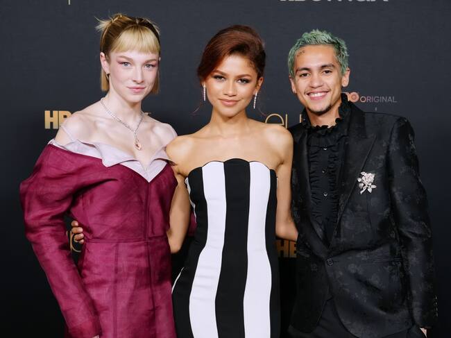 Hunter Schafer, Zendaya y Dominic Fike