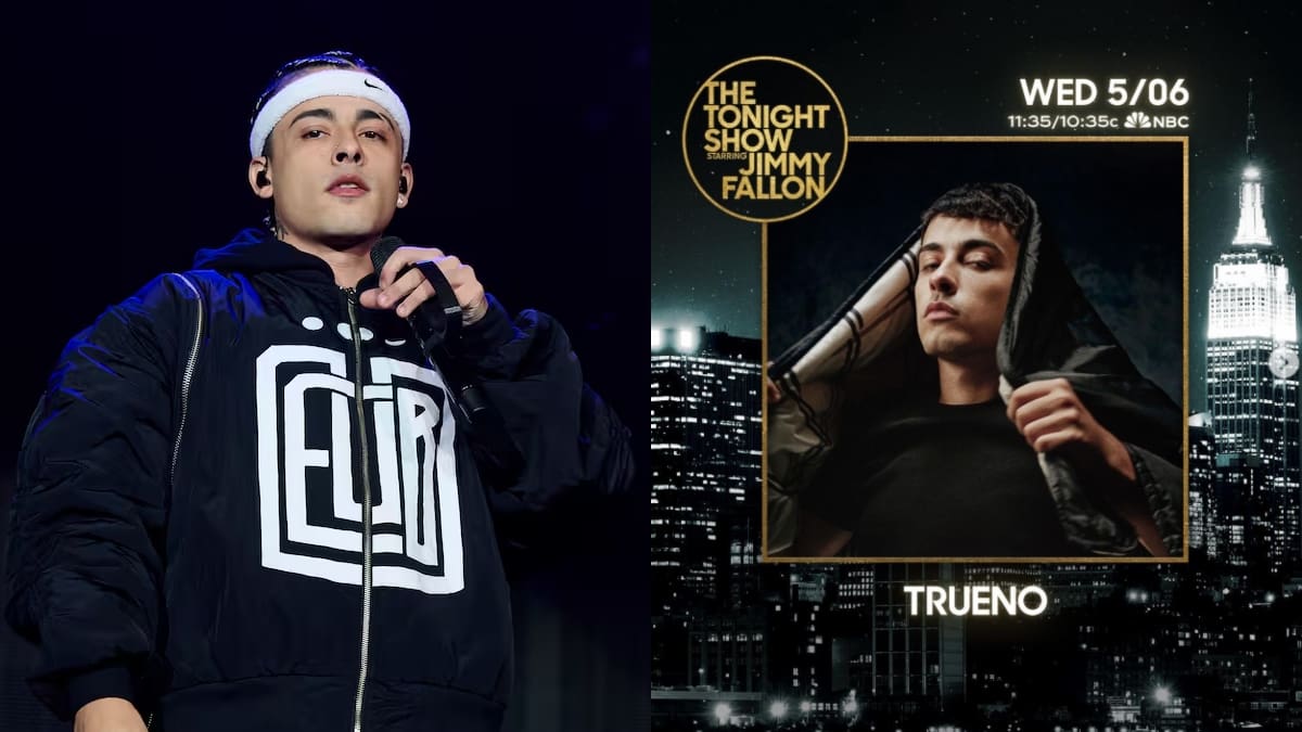 Trueno aterrizará en "The Tonight Show" con su nuevo álbum, "TURR4ZO"