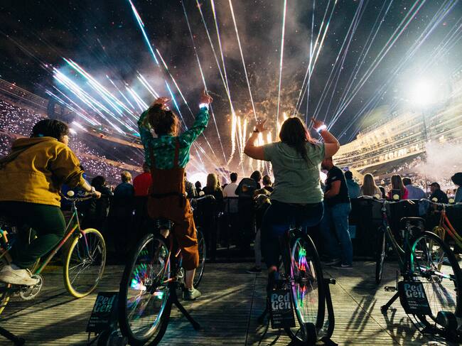 Captura del sitio web de Coldplay