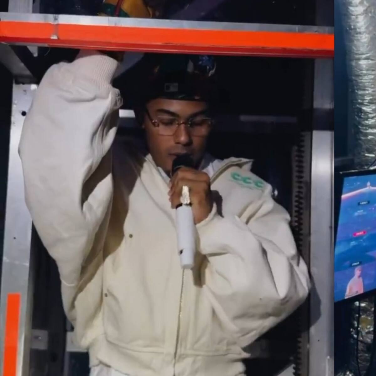 Concentración pura: Así se preparó Myke Towers antes de cantar junto a Bad Bunny en España