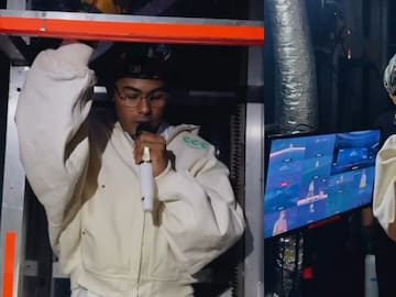 Concentración pura: Así se preparó Myke Towers antes de cantar junto a Bad Bunny en España