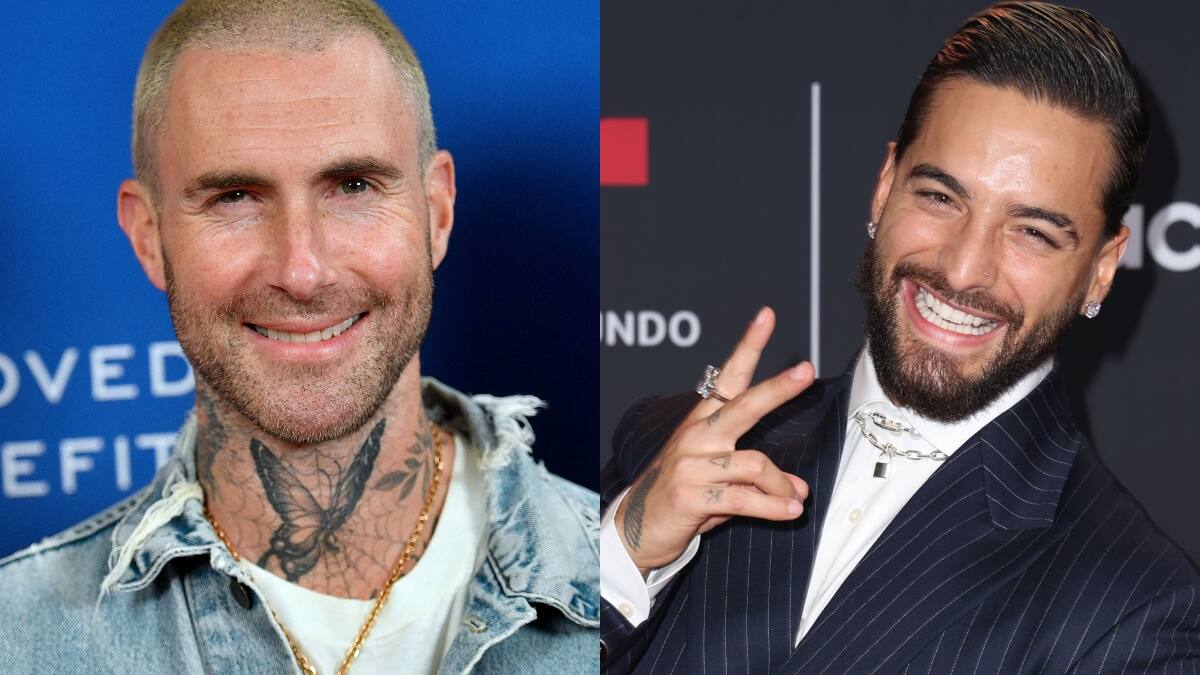 ¿Cómo dice que dijo? Maluma le enseñó palabras en español a Adam Levine
