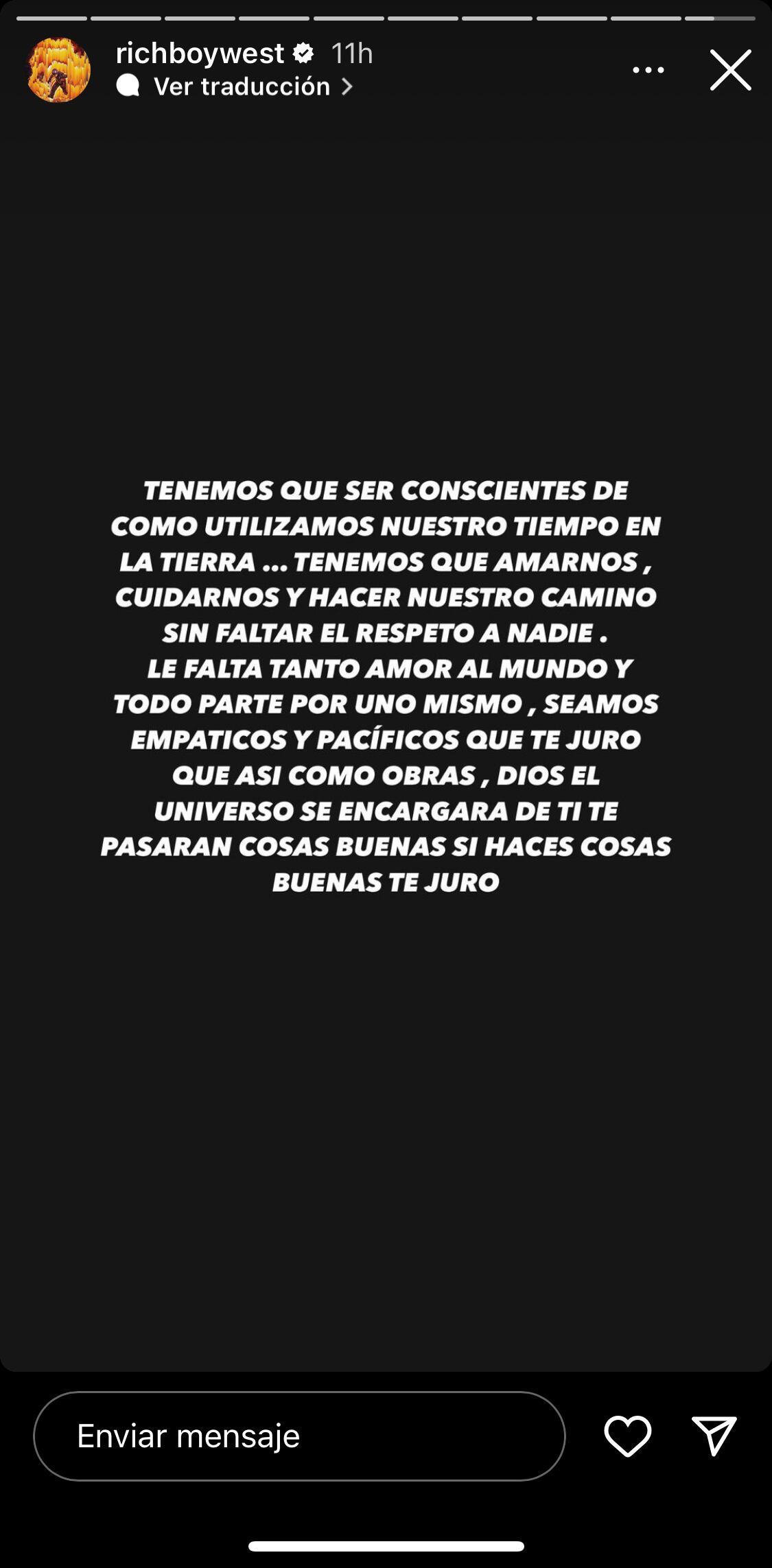 Captura Instagram @richboywest</a>