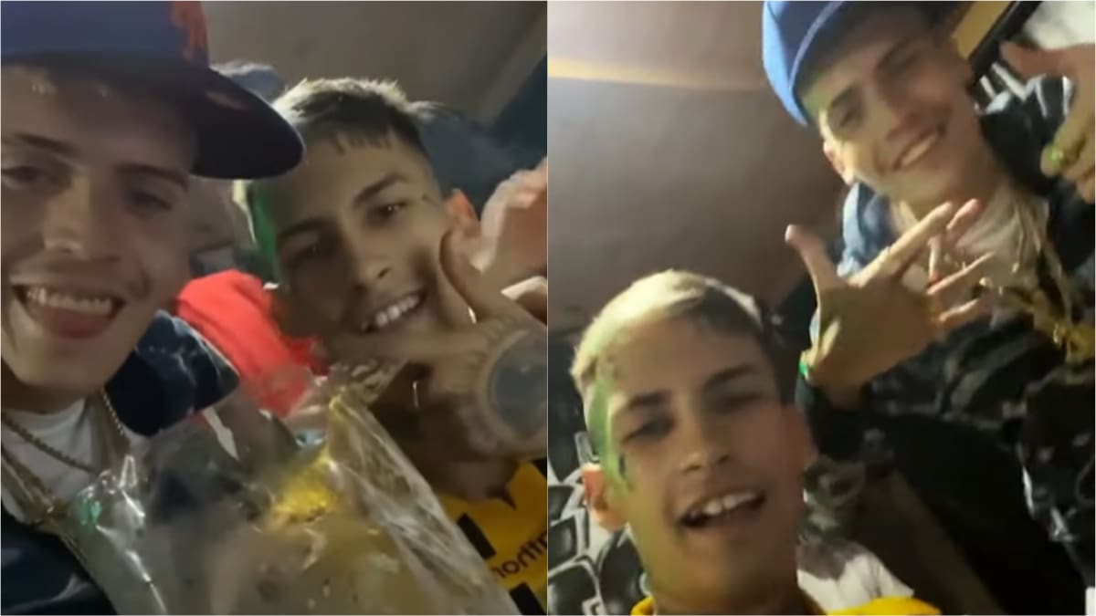 ¿Se viene colaboración? Marcianeke subió videos junto al argentino L-Gante