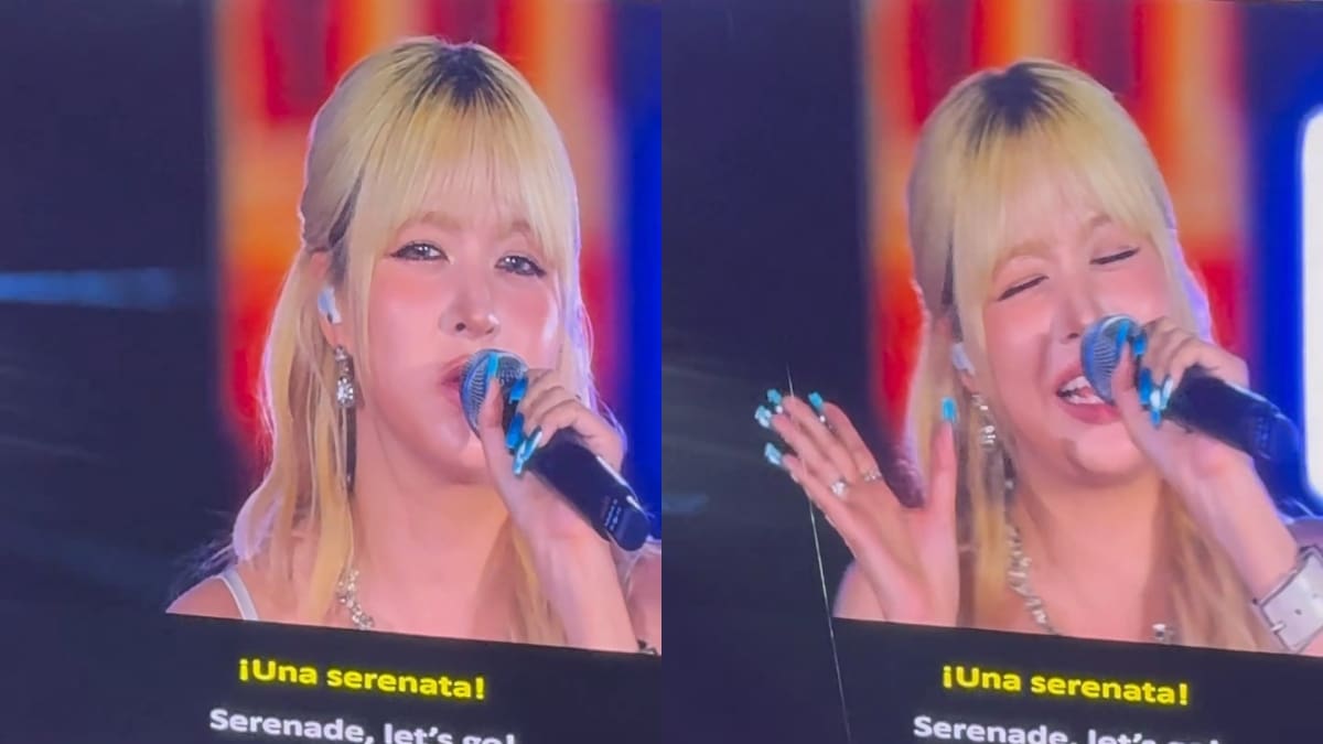 Lily de NMIXX sorprende cantando un clásico mexicano: así sonó “Bésame Mucho” en Barcelona