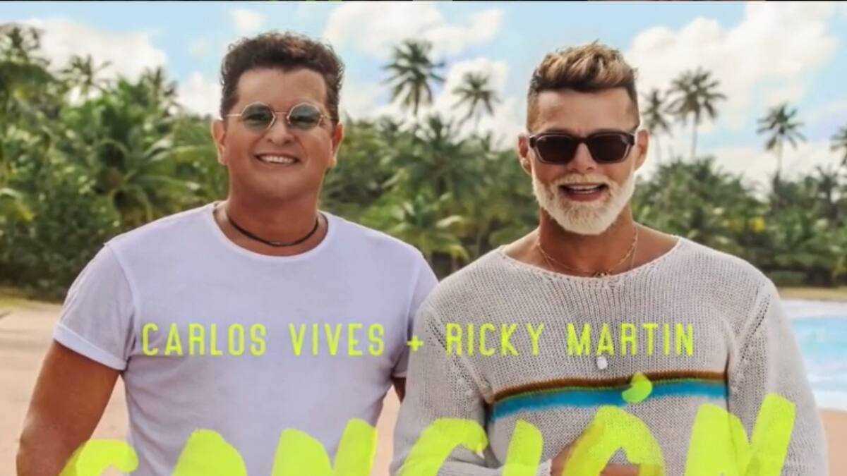 ¡Paren todo! Ricky Martin y Carlos Vives lanzaron una canción juntos