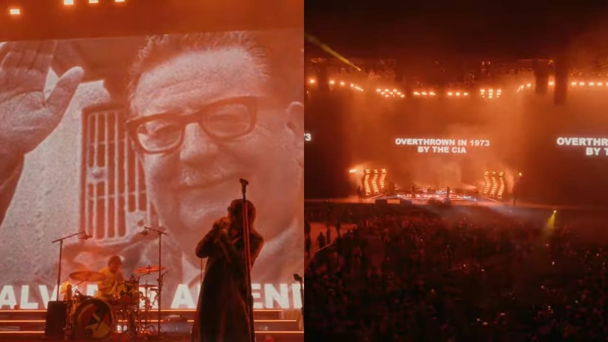 The Strokes rinde homenaje a expresidente de Chile en su show en Coachella 2026