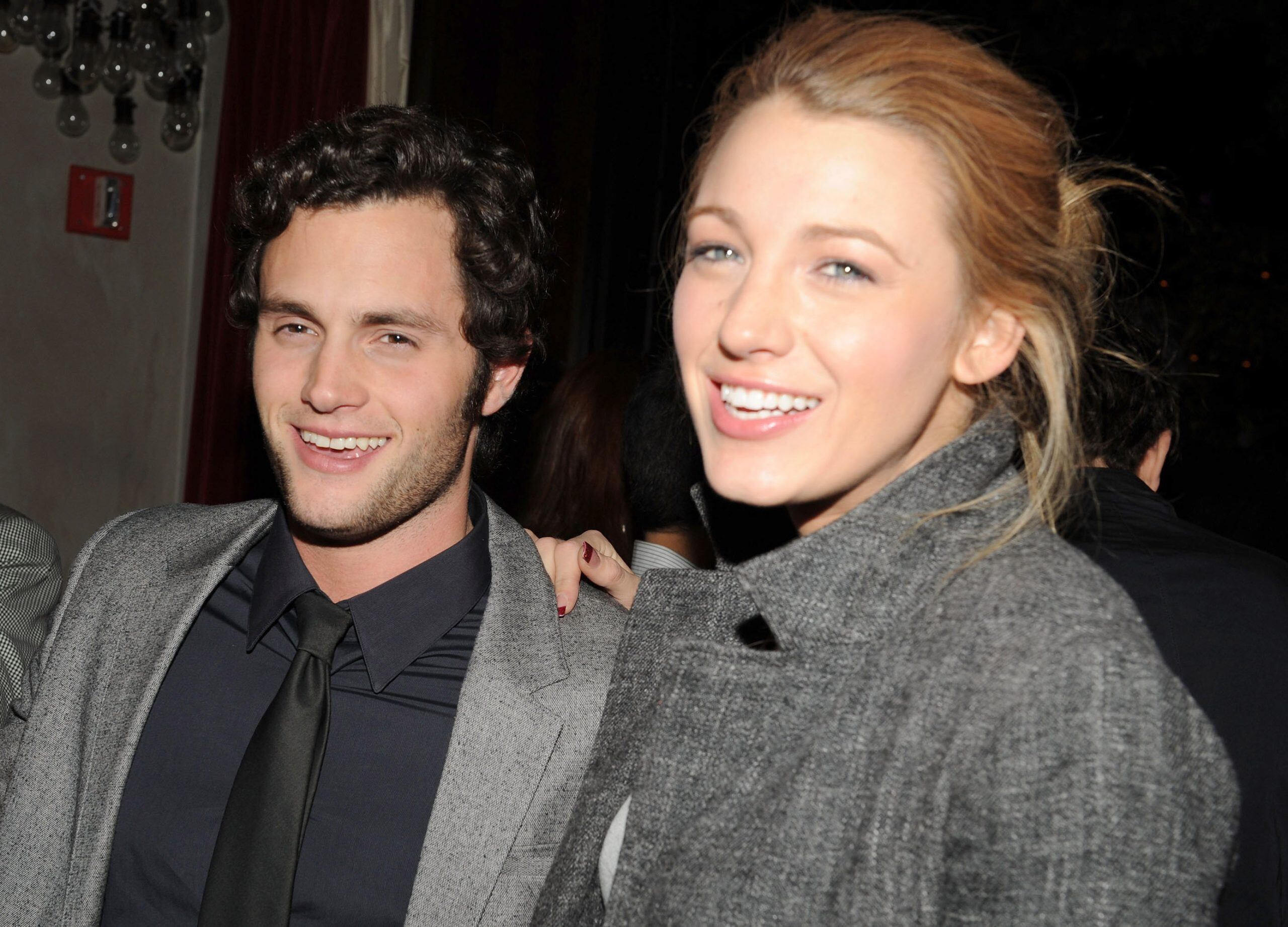 Penn Badgley y Blake Lively (Getty Images)