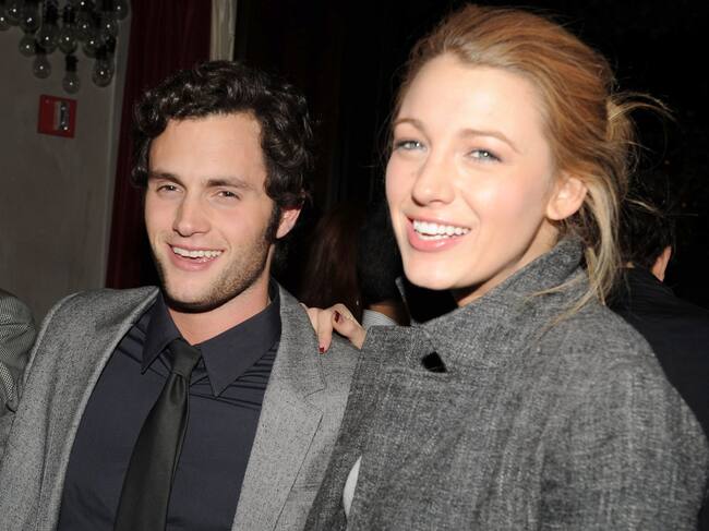 Penn Badgley y Blake Lively (Getty Images)