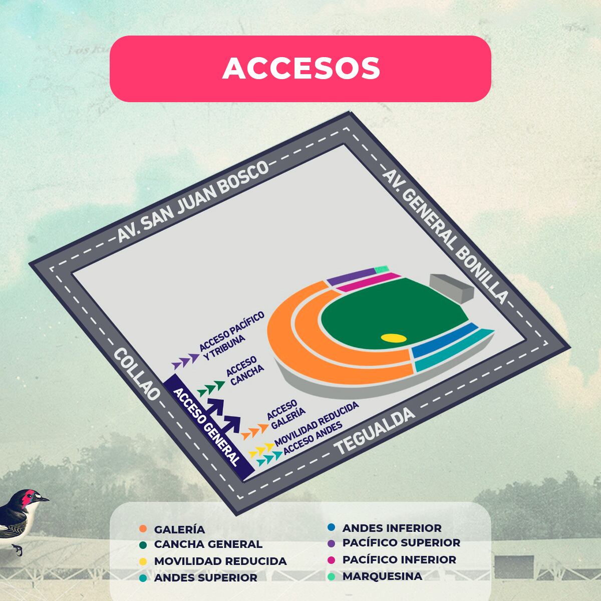 Accesos Los Bunkers Concepción