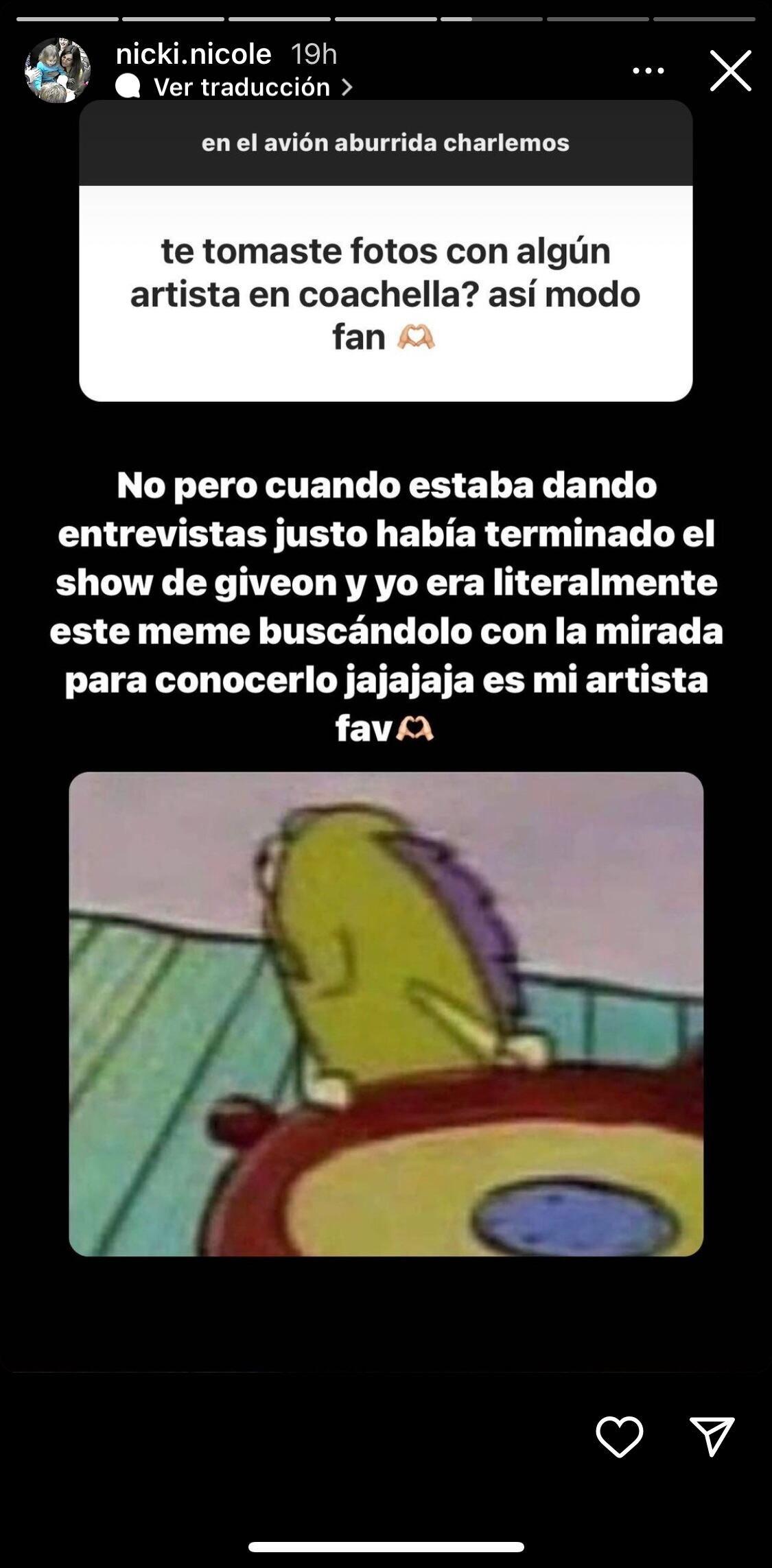 Captura Instagram @nicki.nicole