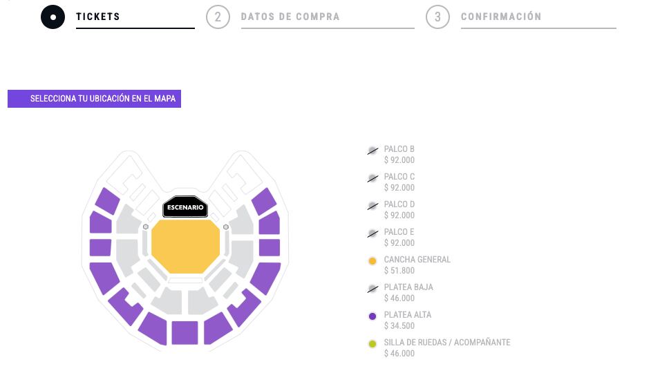 Captura de Punto Ticket