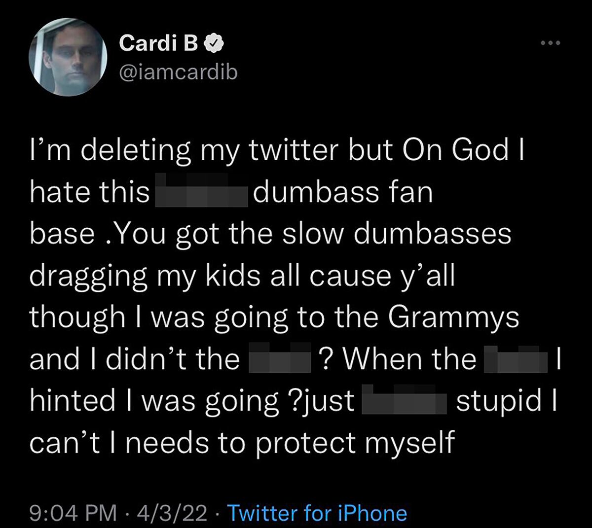 Cardi B Twitter