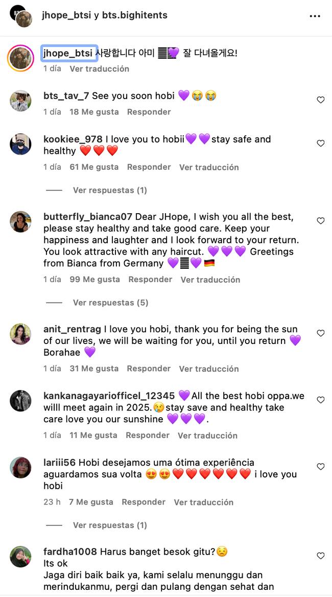 Fuente: Instagram @jhope_btsi