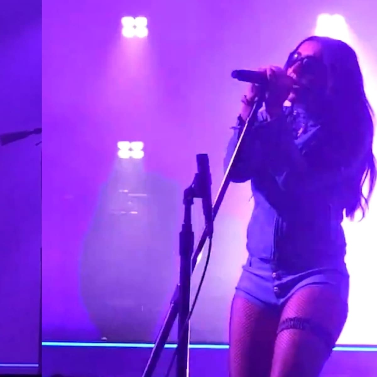 Charli XCX saca su lado más rockero al cantar junto a The Strokes en pleno concierto
