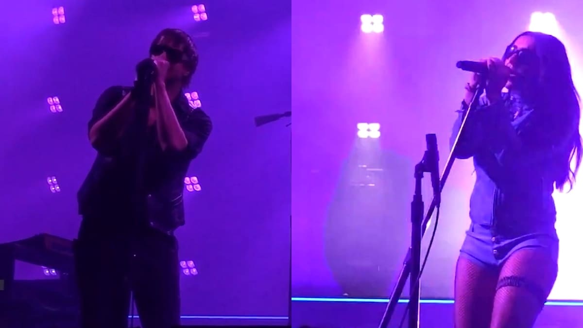 Charli XCX saca su lado más rockero al cantar junto a The Strokes en pleno concierto