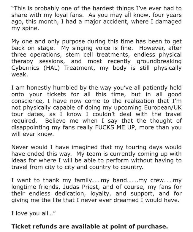 Fuente: @ozzyosbourne