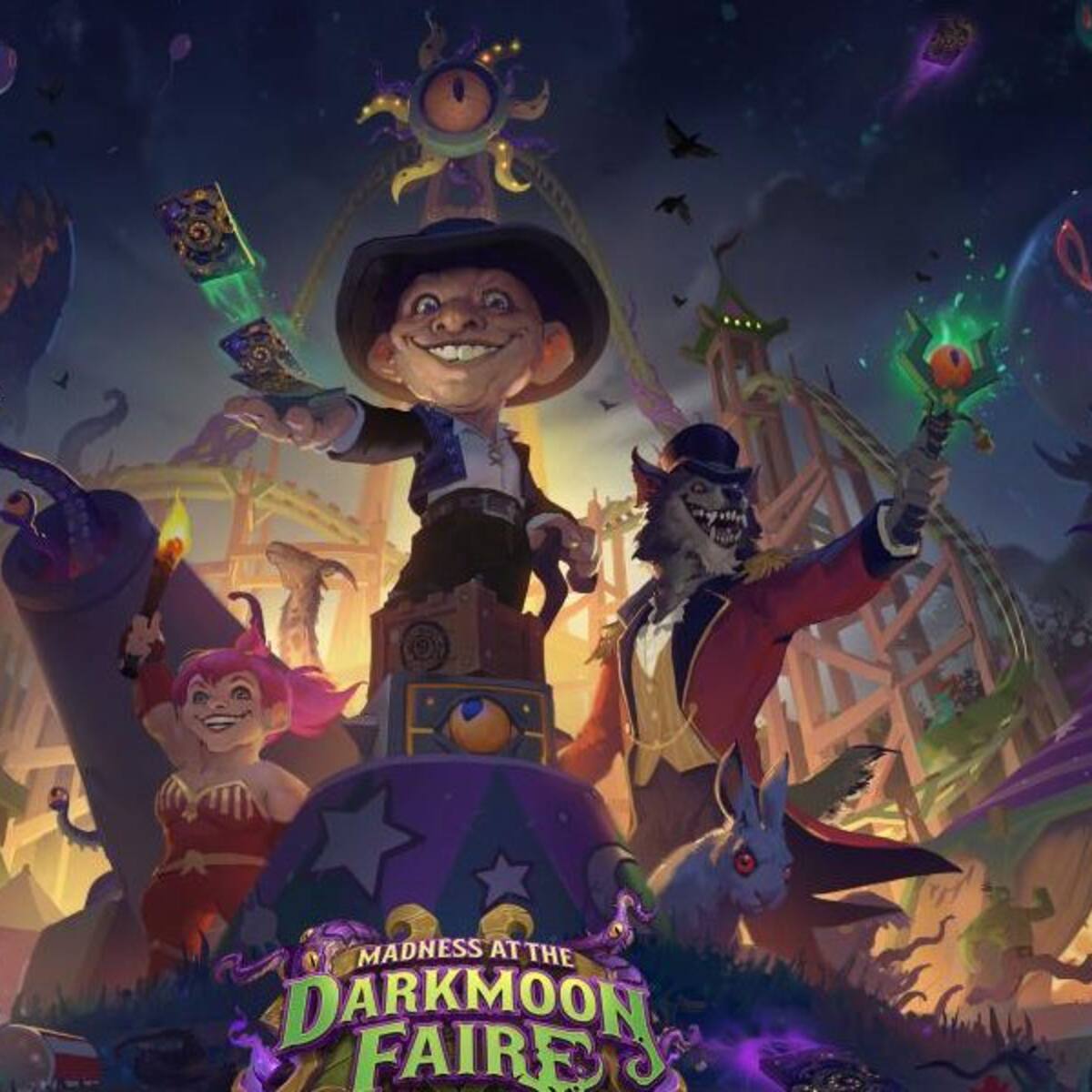 Hearthstone estrenó su nueva expansión: “Locura en la feria de la Luna Negra”
