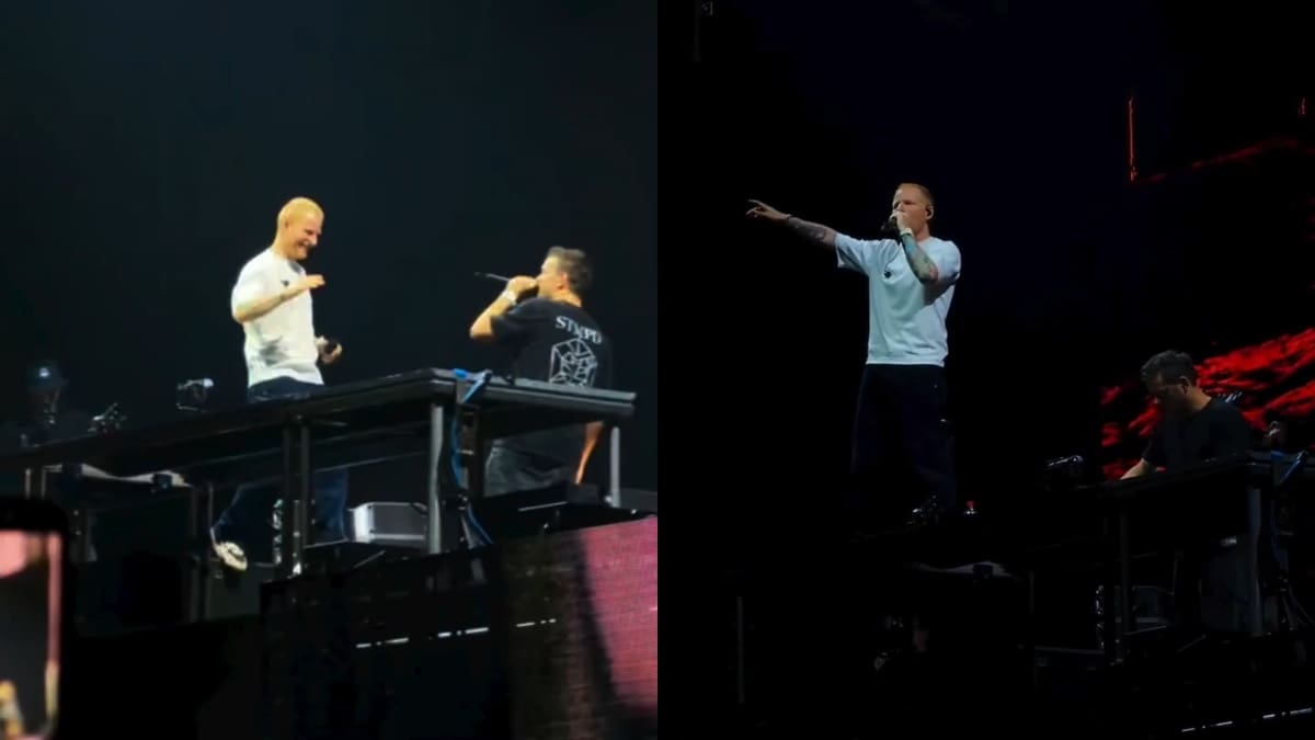 ¡Sorpresa! Ed Sheeran pone a bailar al Movistar Arena en el show de Martin Garrix en Chile