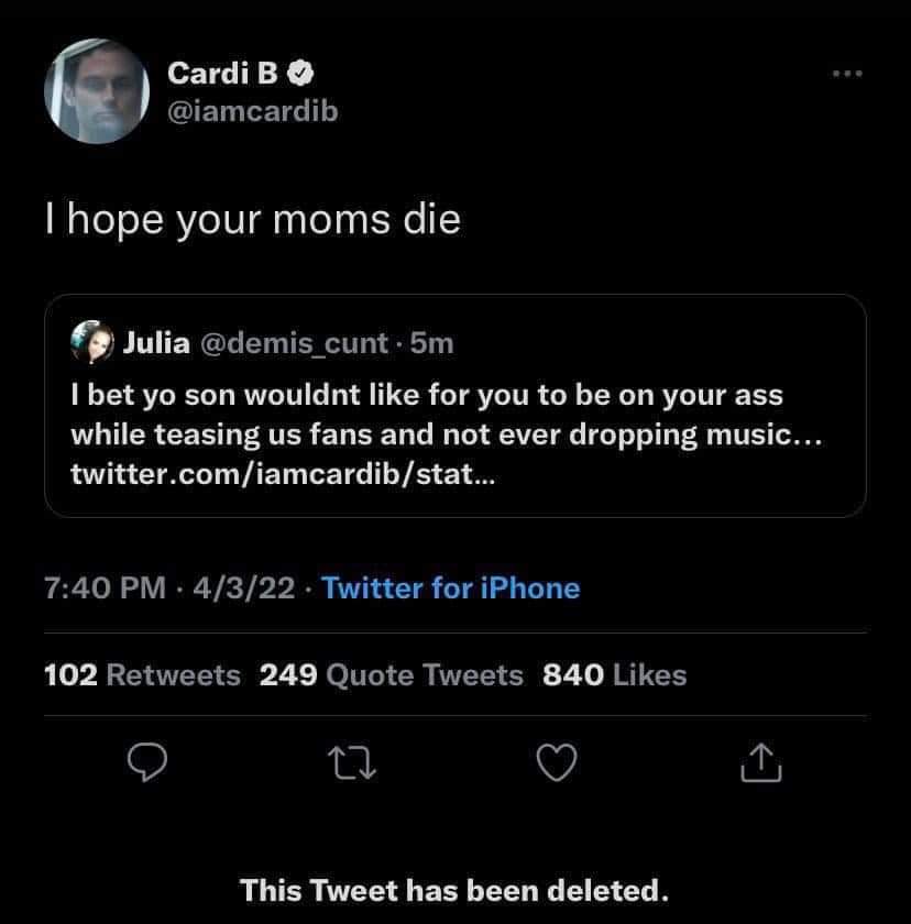 Cardi B Twitter