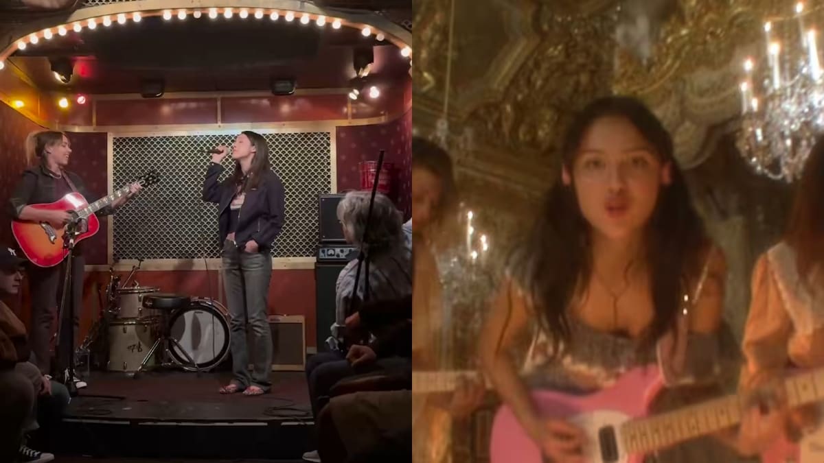 ¡Sorpresa! Olivia Rodrigo se luce en un open mic en Nueva York