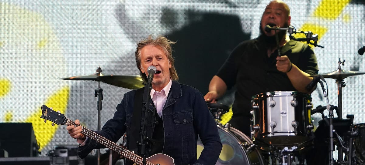 Paul McCartney en Fenway Park.