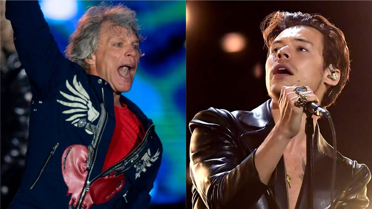 ¡Dos generaciones! Jon Bon Jovi encantó con cover de «Watermelon Sugar» de Harry Styles