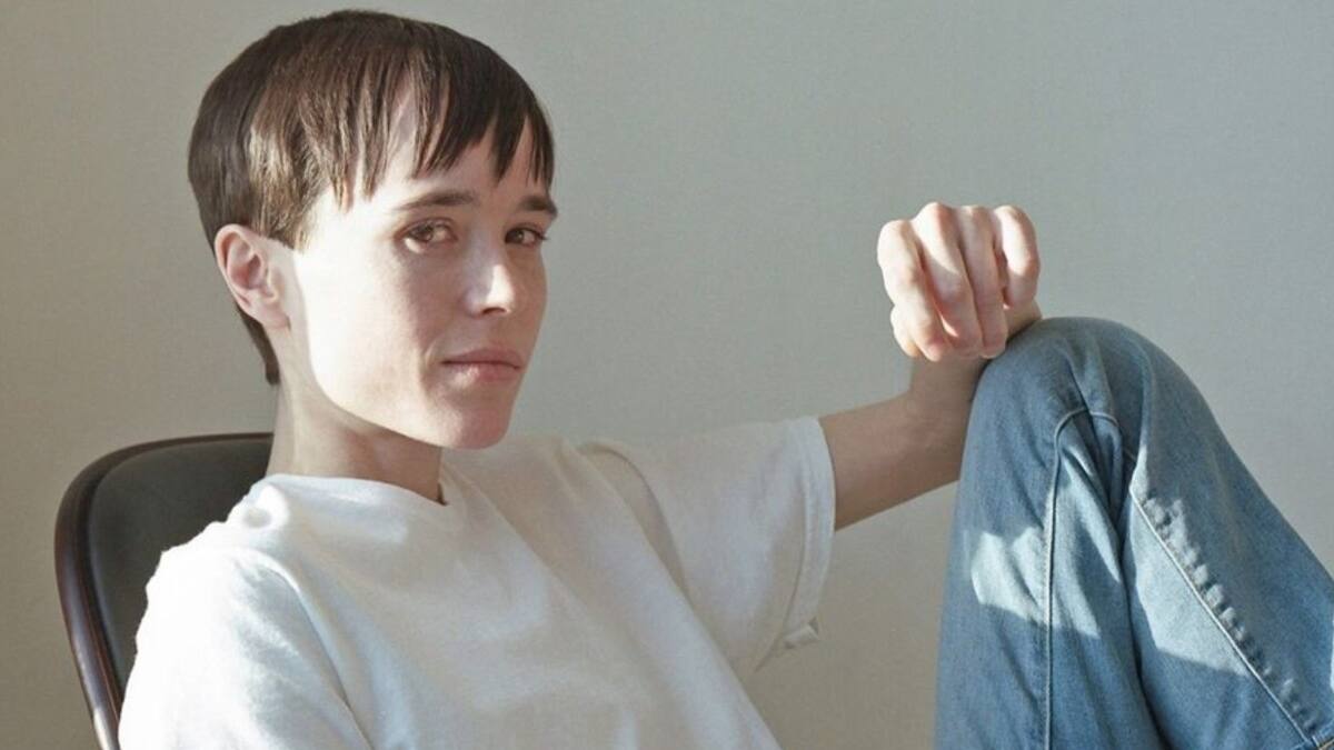 Elliot Page sorprende a sus seguidores con su primera foto en traje de baño