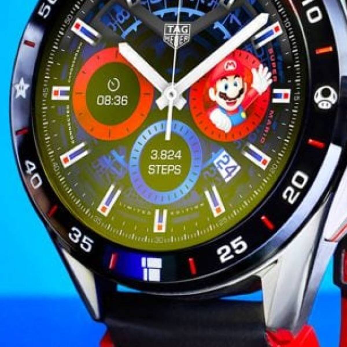 TAG Heuer y Nintendo presentaron el smartwatch oficial de Super Mario
