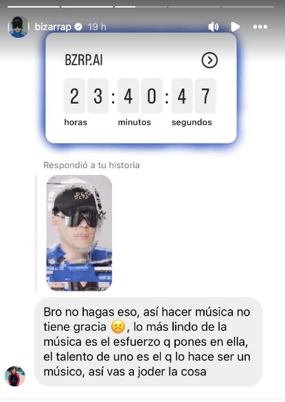 El comentario de un fan a su nuevo anuncio de I.A.