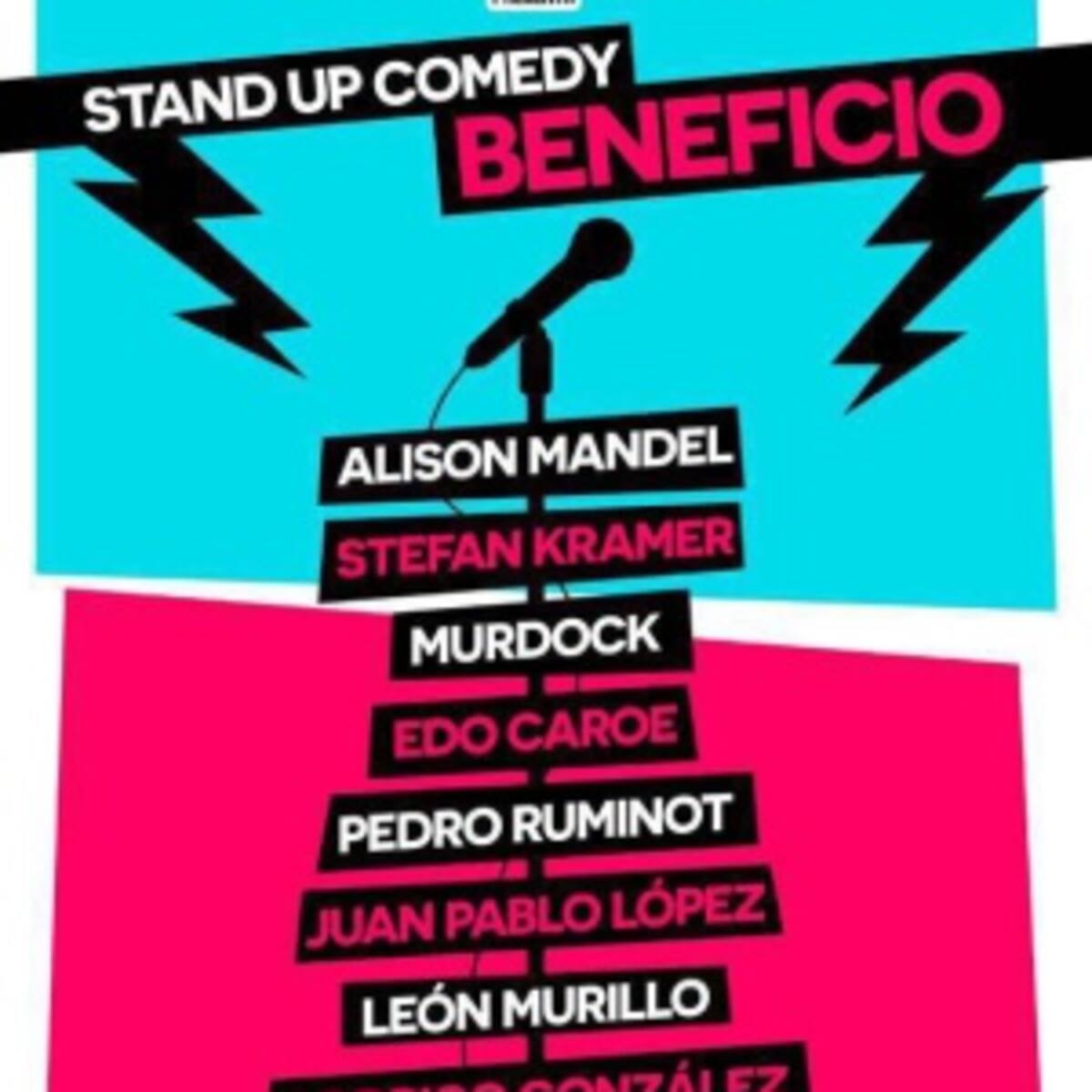 Edo Caroe, Stefan Kramer y Pedro Ruminot se unen en un Stand Up Comedy a Beneficio