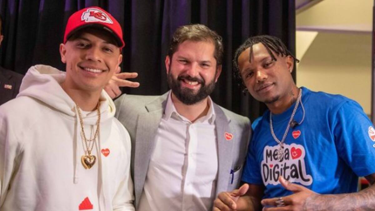 “Fue Increíble”: Polimá Westcoast habla sobre su fotografía con el Presidente Gabriel Boric en la Teletón