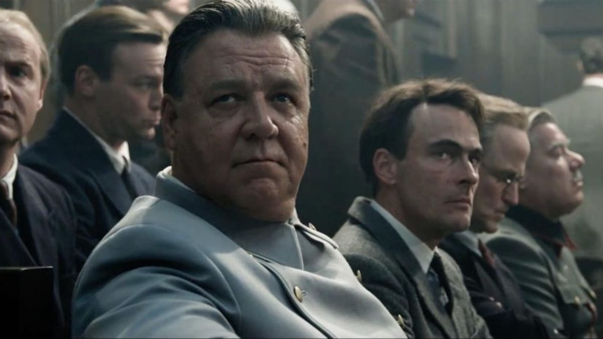 "Nuremberg: El Juicio del Siglo": Lo que debes saber del intenso thriller protagonizado por Rami Malek y Russell Crowe