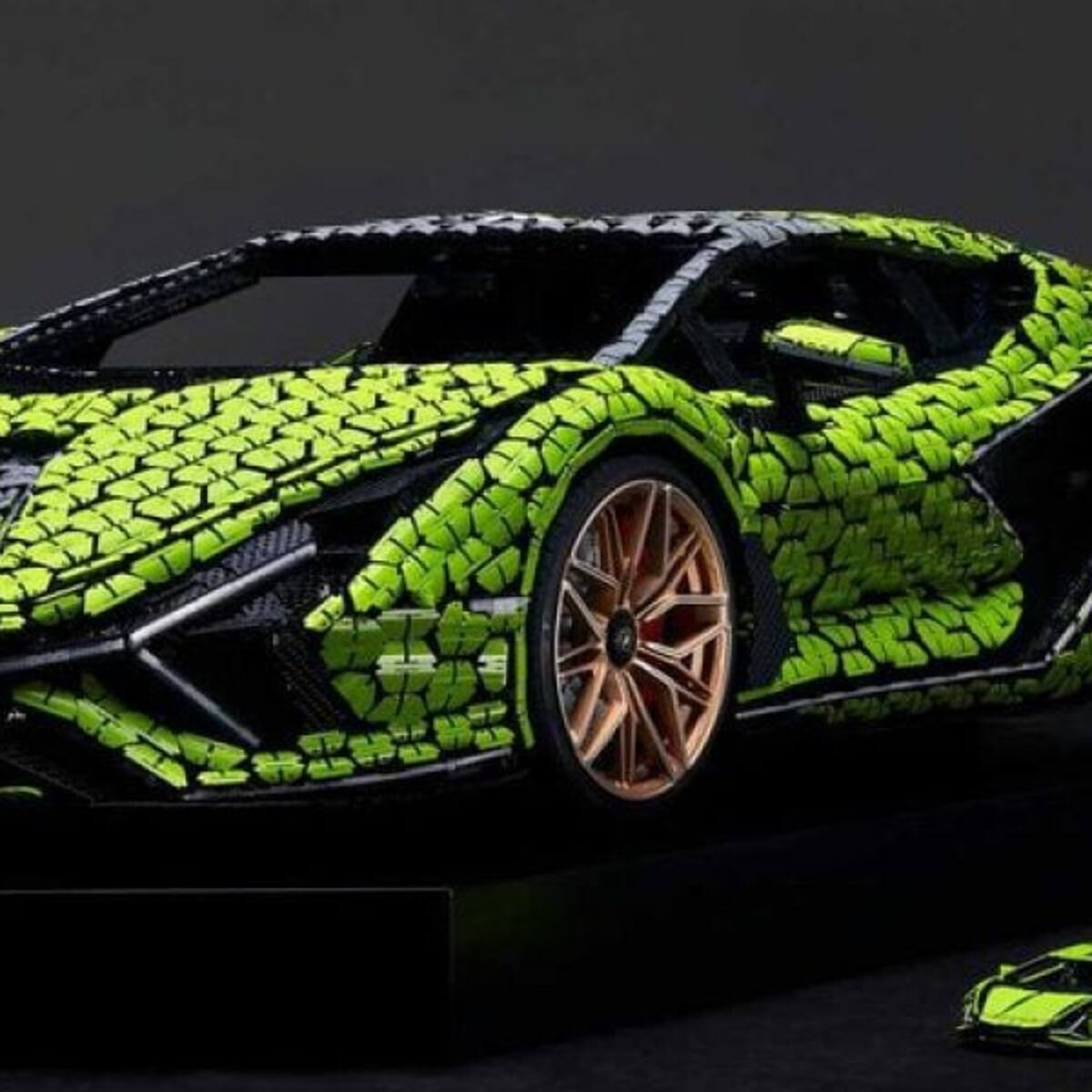 Lego construyó un Lamborghini de tamaño real con más de 400 mil piezas