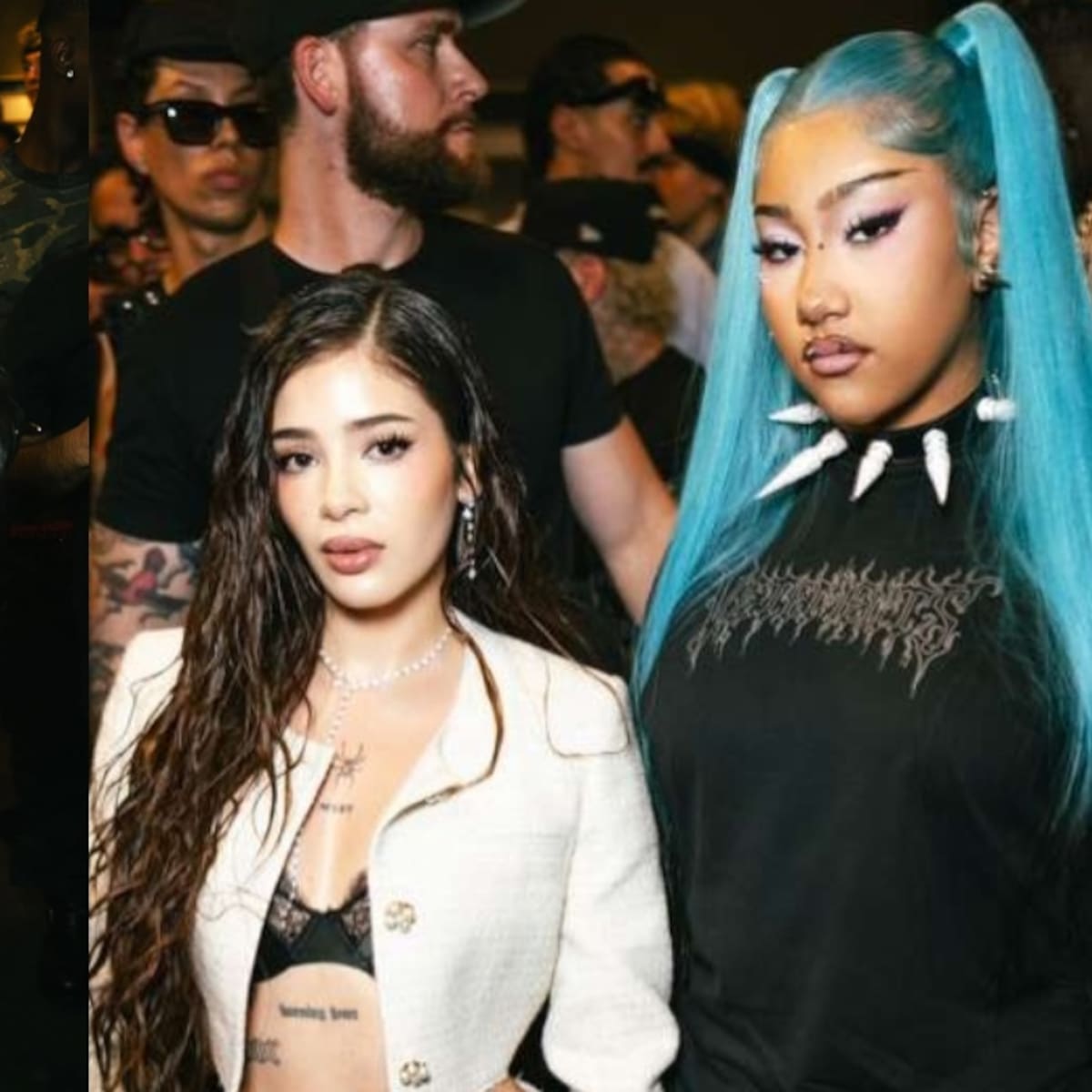 Katteyes se roba las miradas en la Fashion Week de París tras posar junto a la hija de Kim Kardashian y Kanye West