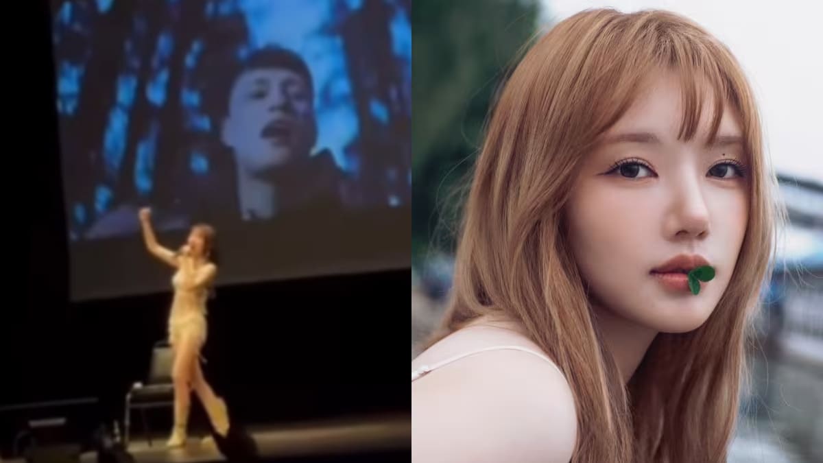 Yerin bailó al ritmo de "Tas Texteandome" durante su fanmeeting en Chile