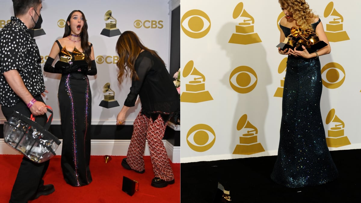 Premios Grammy: Olivia Rodrigo 2022 / Taylor Swift 2010 (Getty Images)